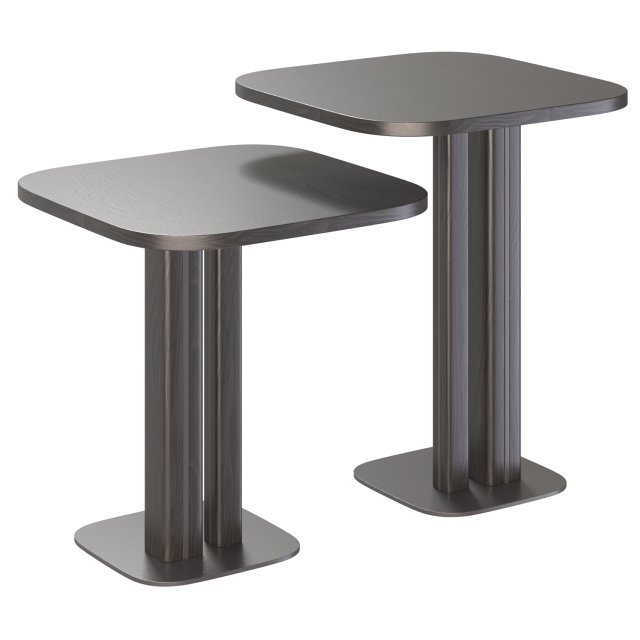 Manhattan Side Table 3D Модель .c4d .max .obj .3ds .fbx .stl .blend 