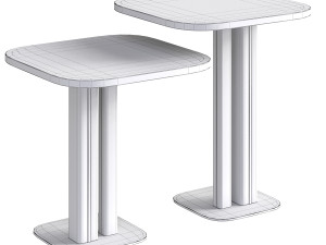 Manhattan Side Table 3D Модель