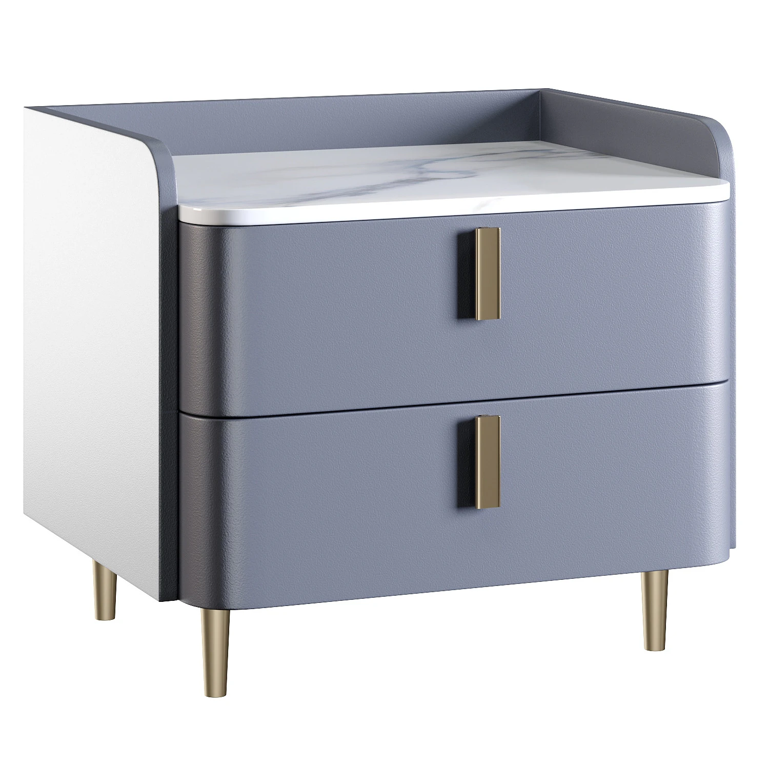 Nordic bedside table 3D Model .c4d .max .obj .3ds .fbx .stl .blend 