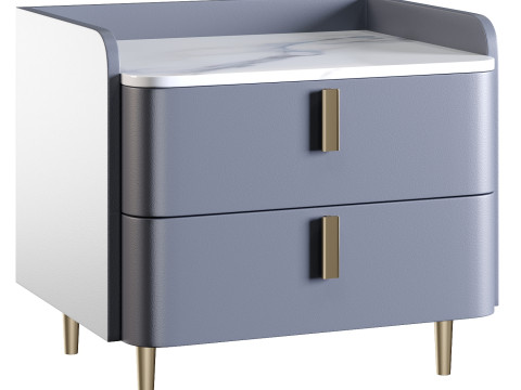 Nordic bedside table 3D 模型