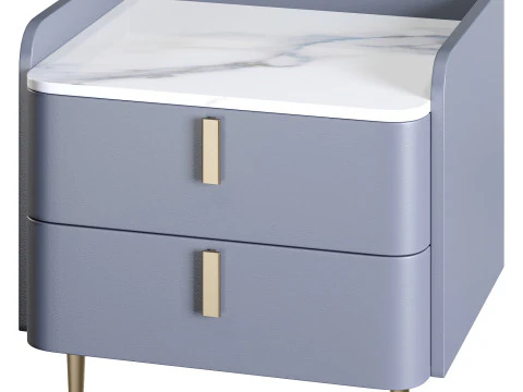Nordic bedside table 3D Model