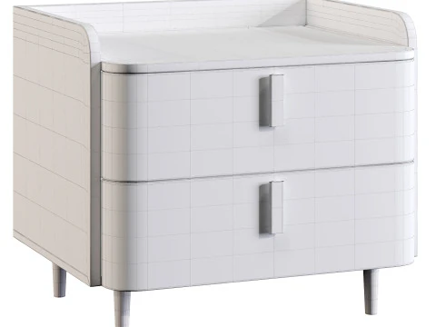 Nordic bedside table 3D Model