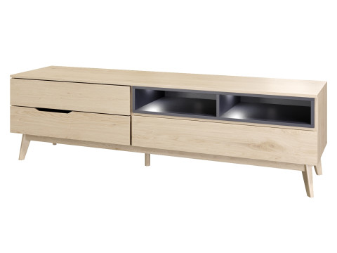 Mikala Grande TV Console 3D Model