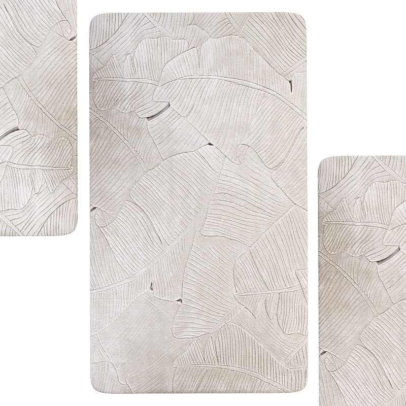 Palm leaf carpet 3D Model .c4d .max .obj .3ds .fbx .stl .blend 