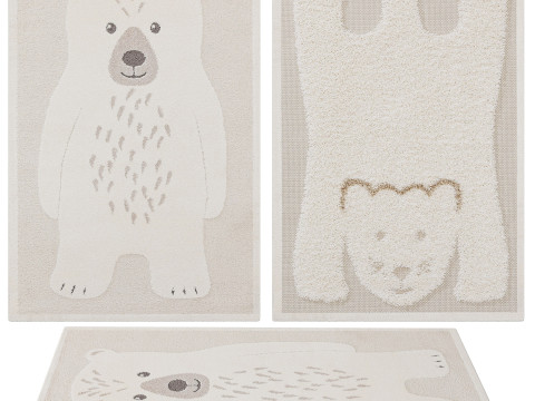 Rug Eve Cream Beige 3D 模型