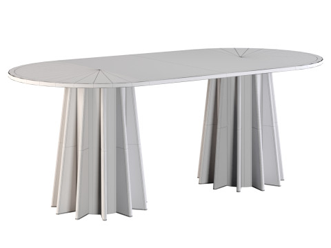Lezey dining table 3D Модель
