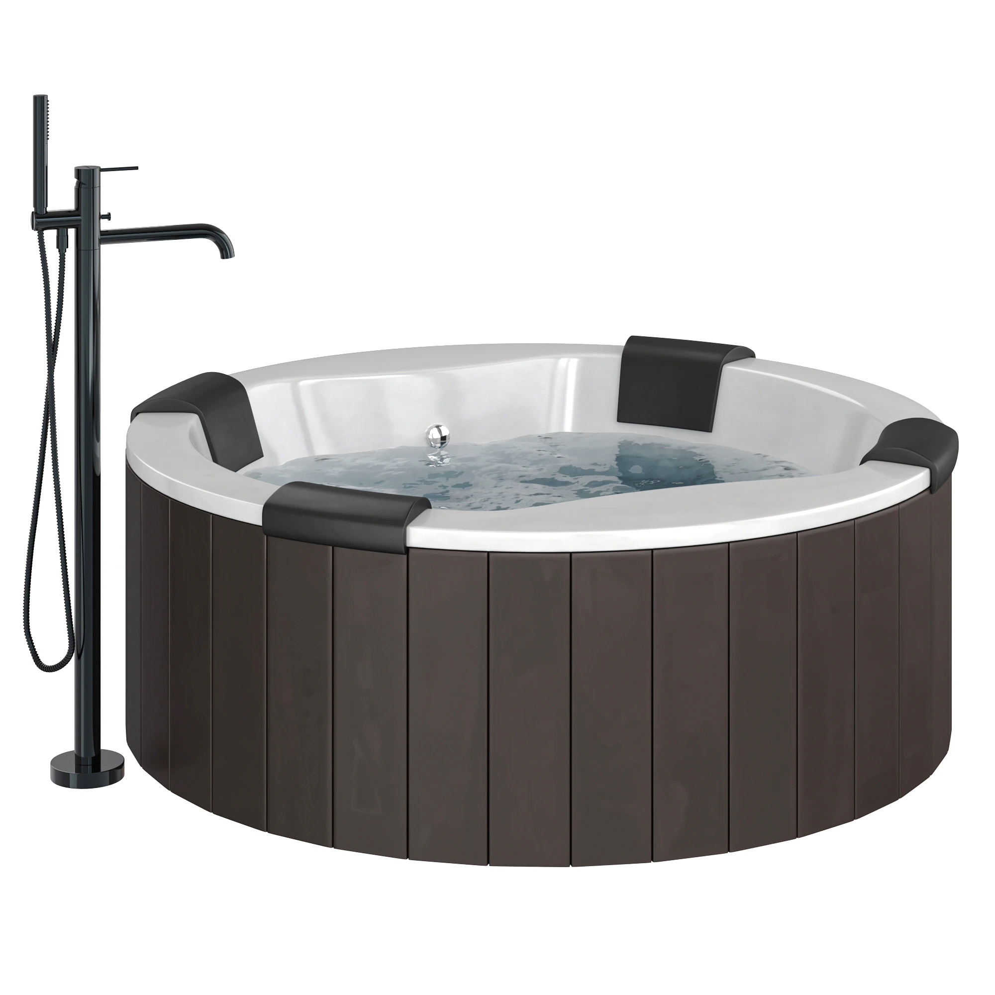 Bathtub Riho Colorado 180 3D Model .c4d .max .obj .3ds .fbx .stl .blend 