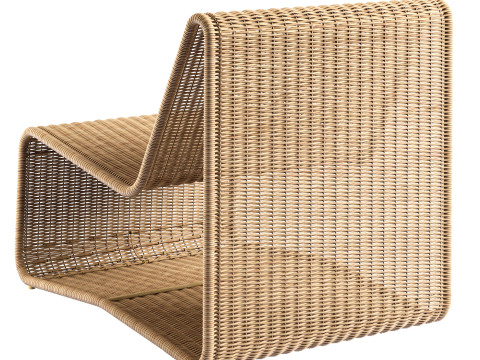 Liang Wicker Lounge Chair 3D 模型