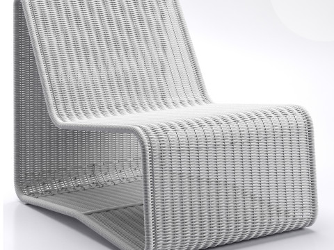 Liang Wicker Lounge Chair 3D 模型