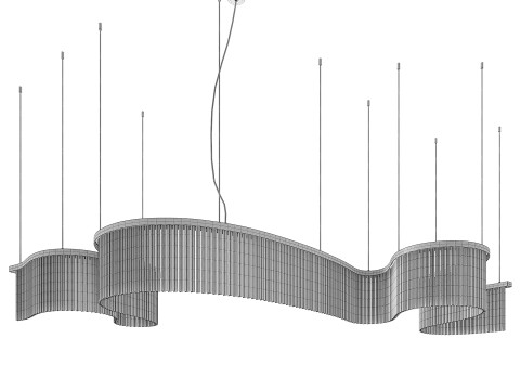 Il Paralume Marina Chandelie 3D Model