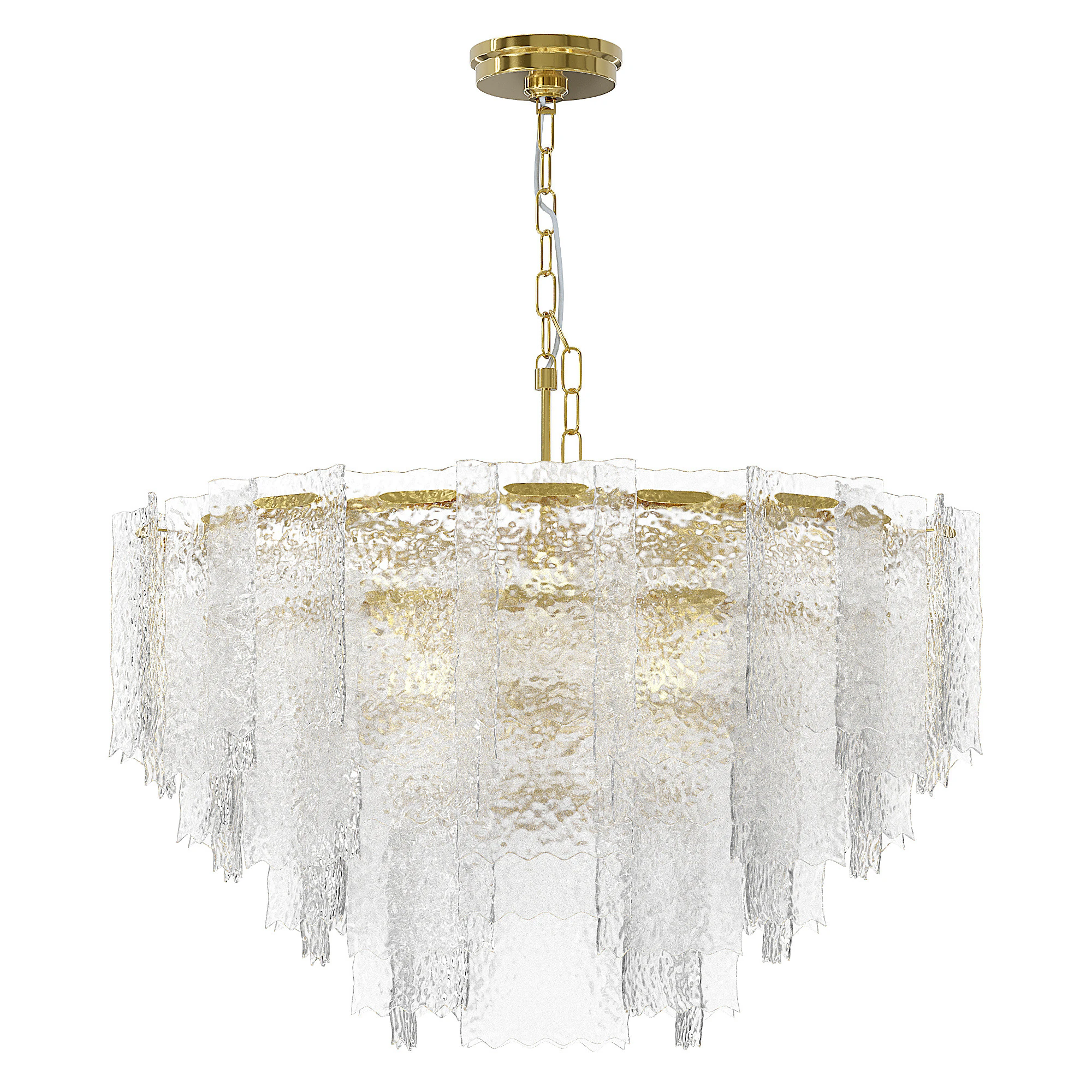Hanging round chandelier 3D Model .c4d .max .obj .3ds .fbx .stl .blend 