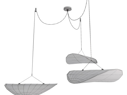 Tense Multi Canopy Component 3D Модель