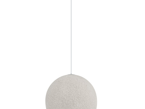 Cloud Linear Wabi sabi Pendant Light 3D Model