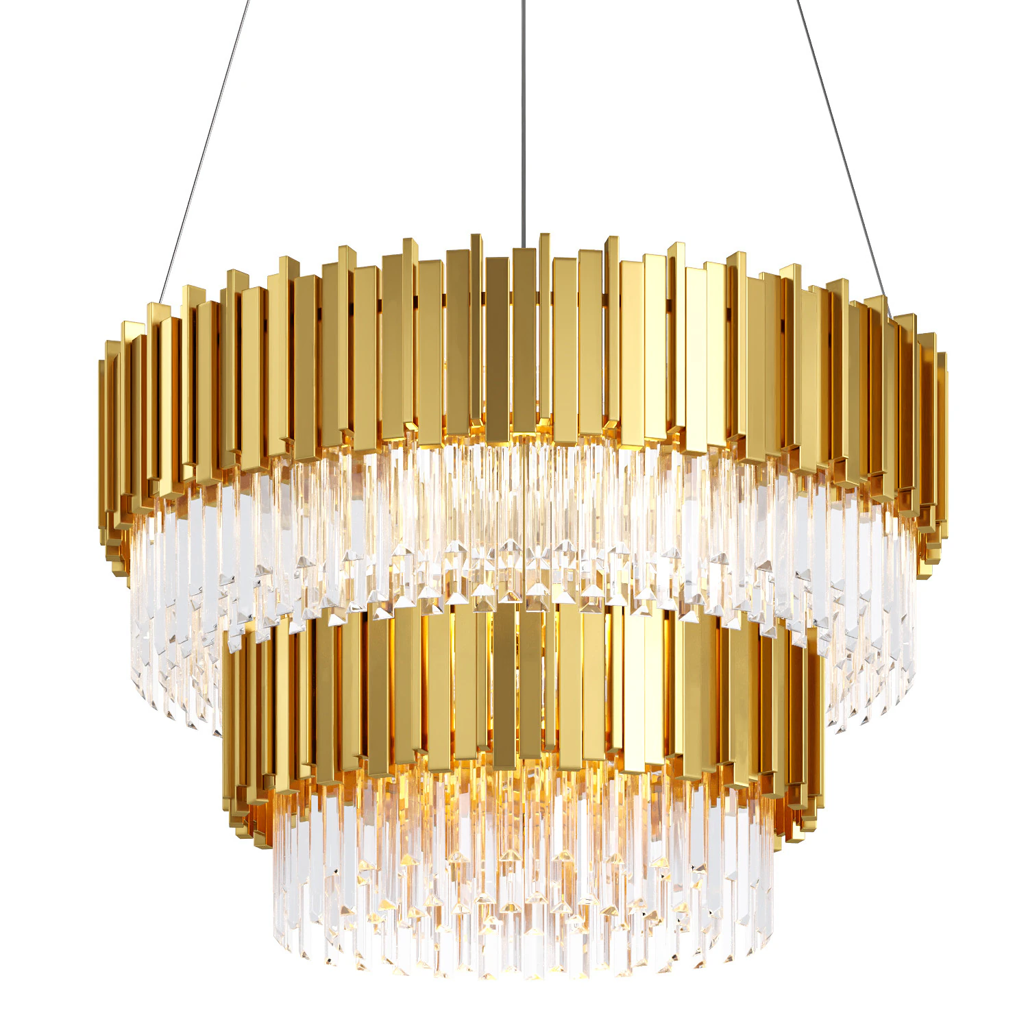 Chandelier Empire 3D Model .c4d .max .obj .3ds .fbx .stl .blend 