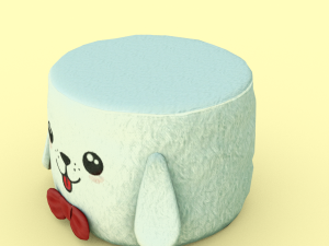 Fluffy Puppy 3D Model