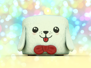 Fluffy Puppy 3D Model