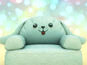 Fluffy Puppy 3D Model