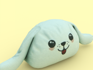 Fluffy Puppy 3D Model