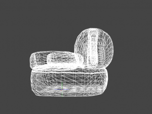 Fluffy Puppy 3D Model
