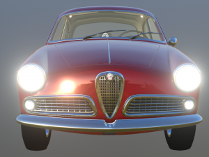 Alfa Romeo Giulietta Sprint Veloce 1958 Model 3D