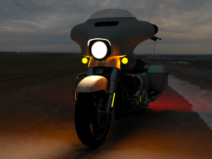 Harley Davidson Street Glide 2021 3D Model