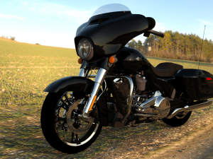 Harley Davidson Street Glide 2021 3D Model