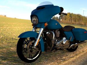 Harley Davidson Street Glide 2021 3D Model