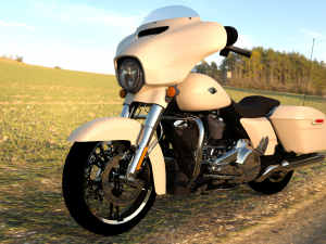 Harley Davidson Street Glide 2021 3D Model