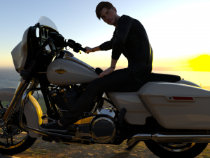 Harley Davidson Street Glide 2021 3D Model