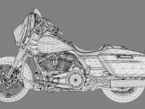 Harley Davidson Street Glide 2021 3D Model