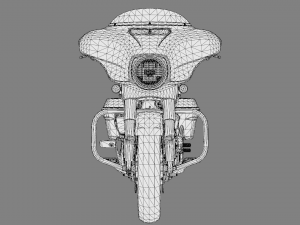 Harley Davidson Street Glide 2021 3D Model