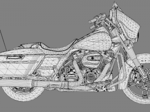 Harley Davidson Street Glide 2021 3D Model