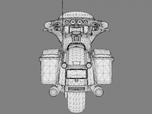 Harley Davidson Street Glide 2021 3D Model