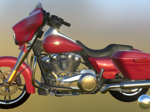 Harley Davidson Street Glide 2021 3D Model
