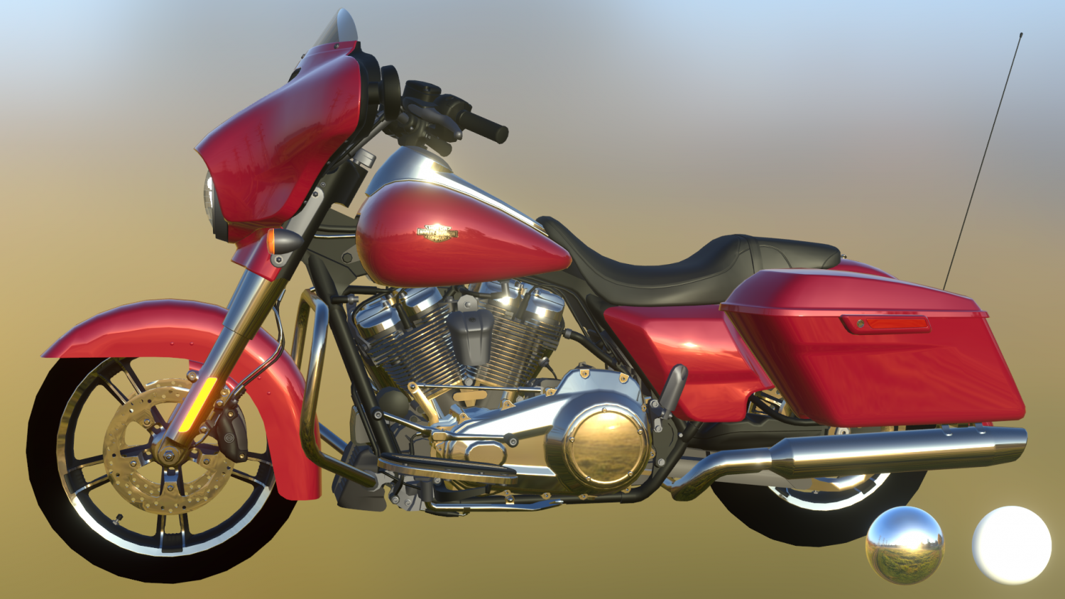 Harley Davidson Street Glide 2021 3D Model in Motorcycle 3DExport