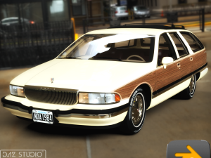 Buick Roadmaster Estate Wagon 1991 3D मॉडल