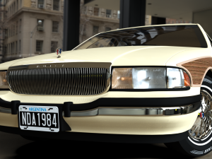 Buick Roadmaster Estate Wagon 1991 3D Модель