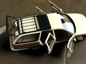 Buick Roadmaster Estate Wagon 1991 3D Модель