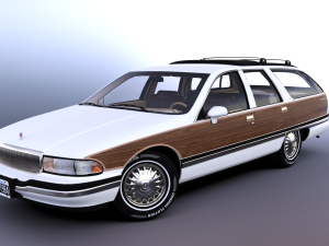 Buick Roadmaster Estate Wagon 1991 3D Модель