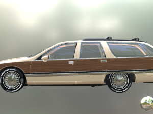 Buick Roadmaster Estate Wagon 1991 3D Модель