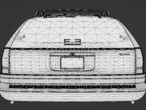 Buick Roadmaster Estate Wagon 1991 3D Модель