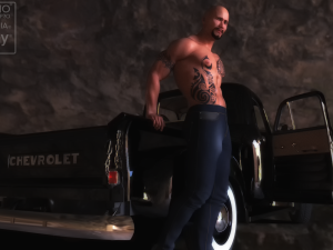 Chevy Pickup style 1951 Modello 3D