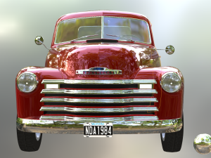 Chevy Pickup style 1951 Modello 3D