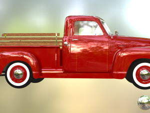 Chevy Pickup style 1951 Modello 3D
