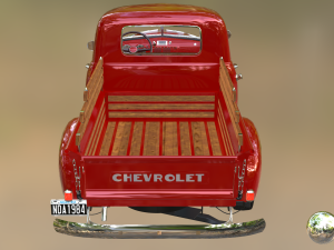 Chevy Pickup style 1951 Modello 3D