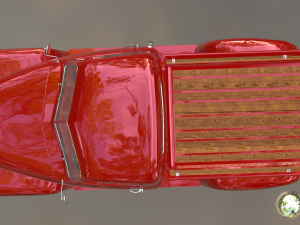 Chevy Pickup style 1951 Modello 3D