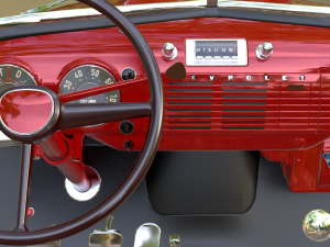 Chevy Pickup style 1951 Modello 3D