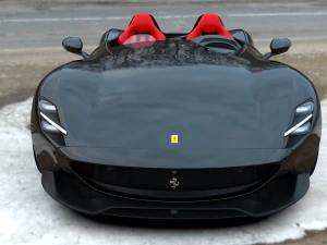Ferrari Monza SP2 2019 3D Model