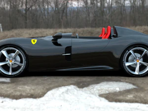 Ferrari Monza SP2 2019 3D Model