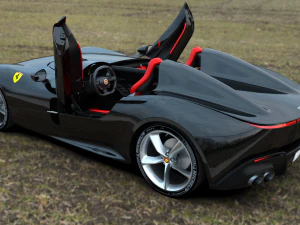 Ferrari Monza SP2 2019 3D Model